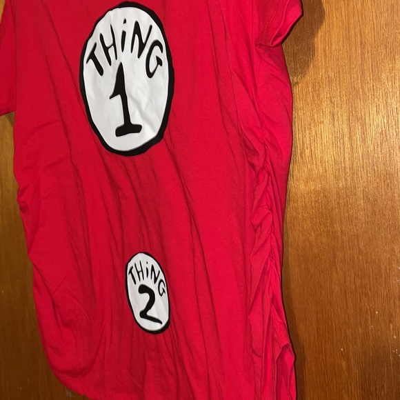 •MONAG•RED DR.SUESS THEMED MATURITY SHORT SLEEVE TEE SHIRT SIZE LARGE EUC - Picture 5 of 5